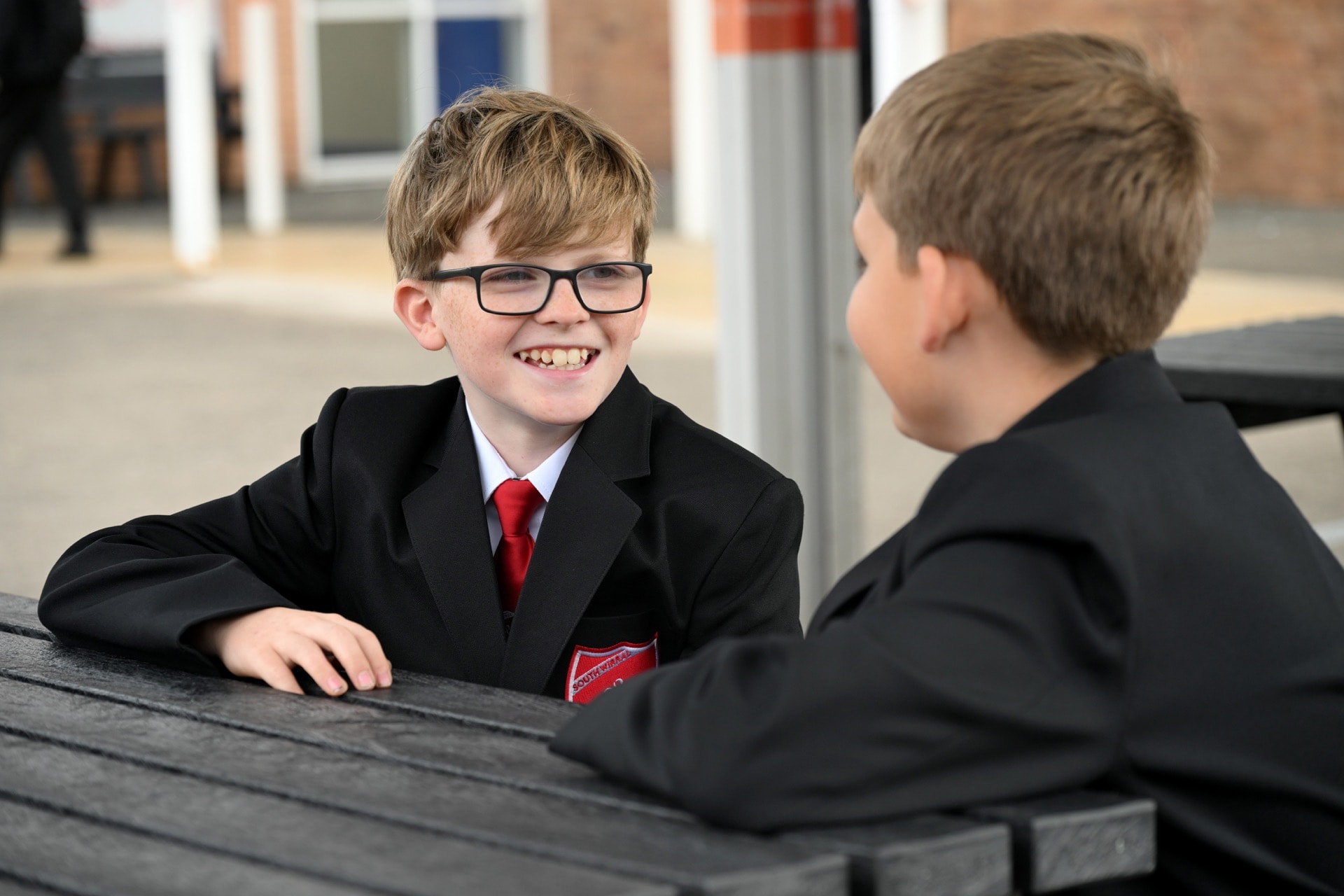 Pupils at South Wirral High School