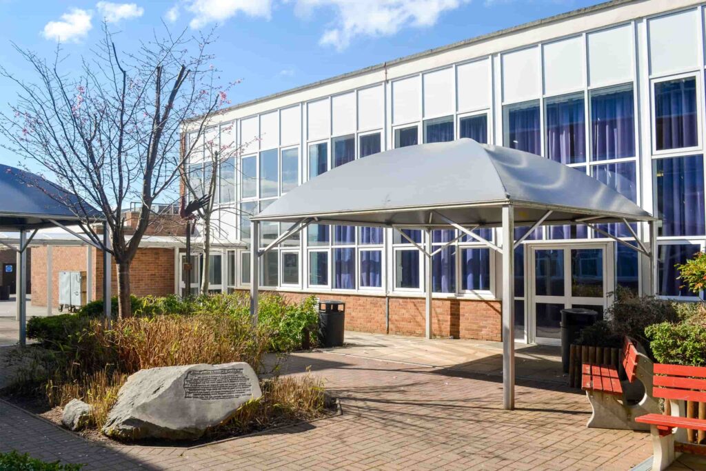 outside area of south wirral high school