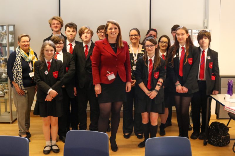 south wirral high school Students Host Climate Change Debate with Local MP