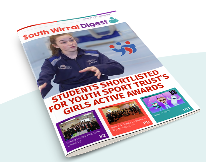 south Wirral digest on a blank background