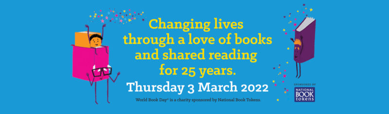 poster for world book day Thursday 3rd march 2022