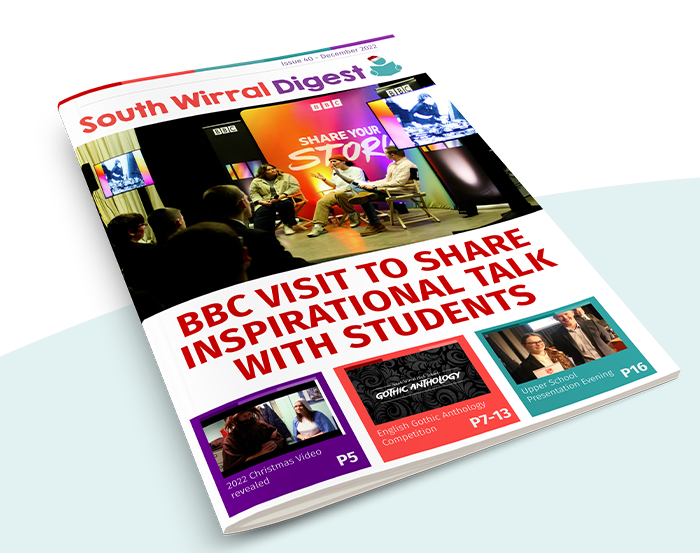 Decembers edition of the south wirral digest which features the BBC