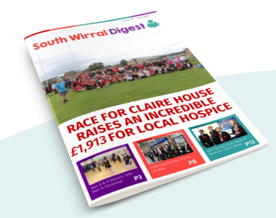 a copy of the south Wirral digest on a blank background