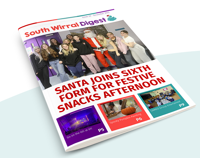 Copy of the south Wirral Digest on a white back ground